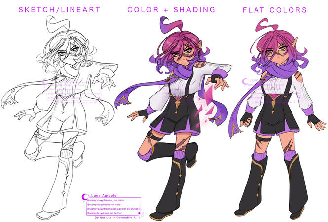 Commission Coloring Examples